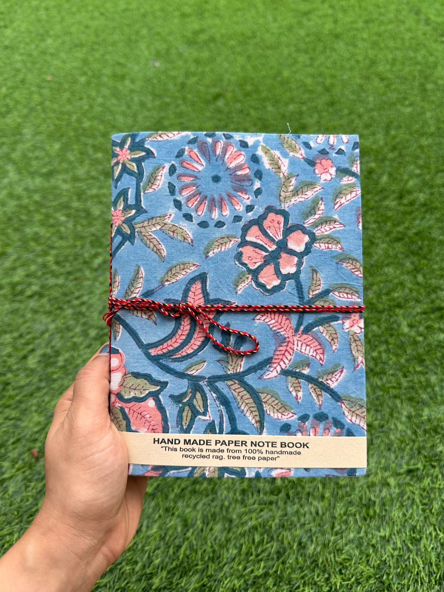 Upcycled Fabric Diary 8" x 6"