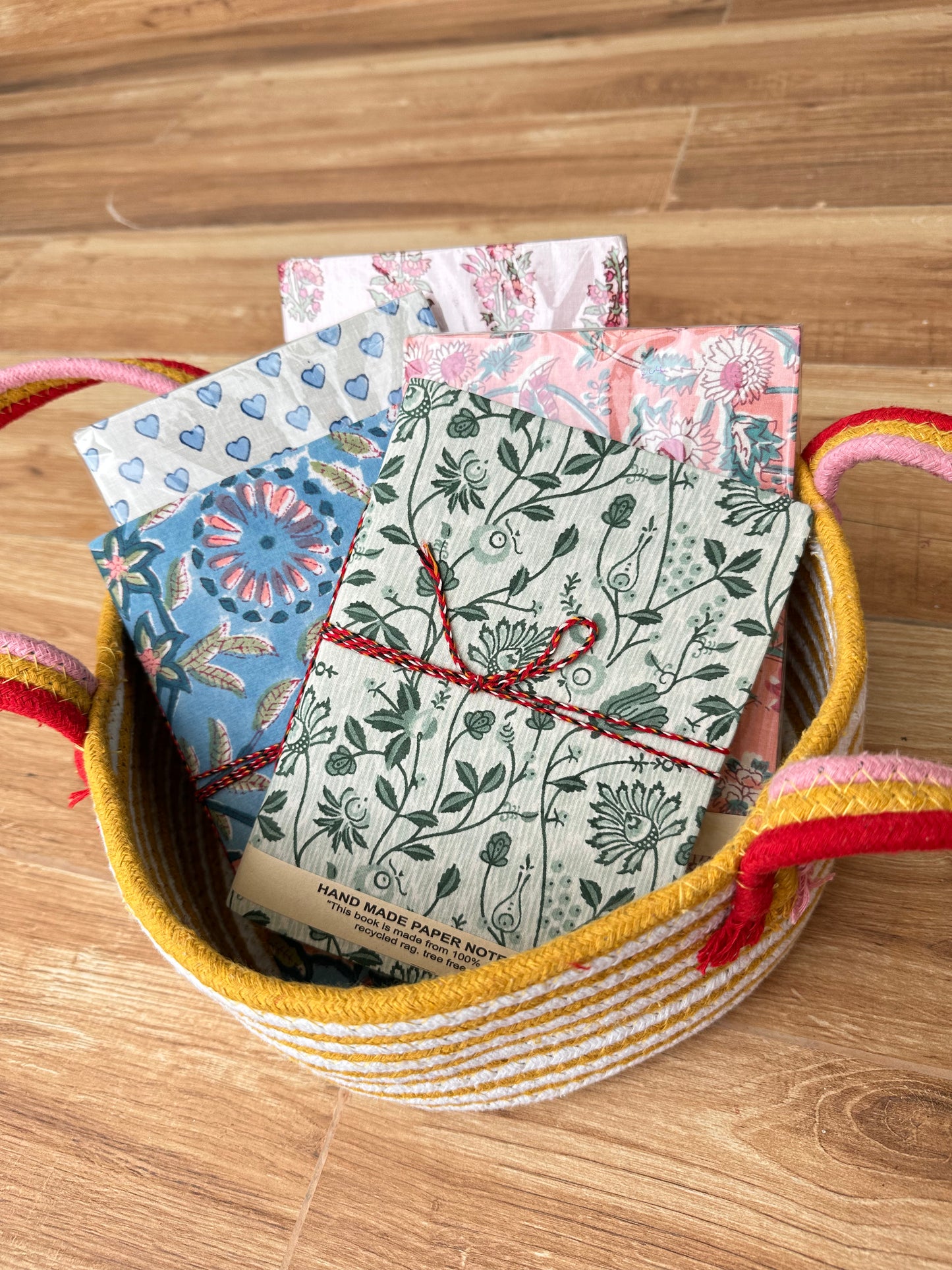 Upcycled Fabric Diary 8" x 6"