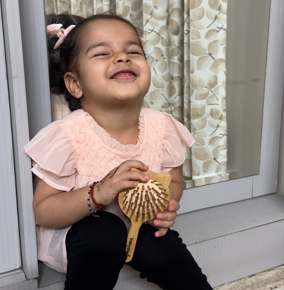 Cat Kids Size Paddle Hairbrush