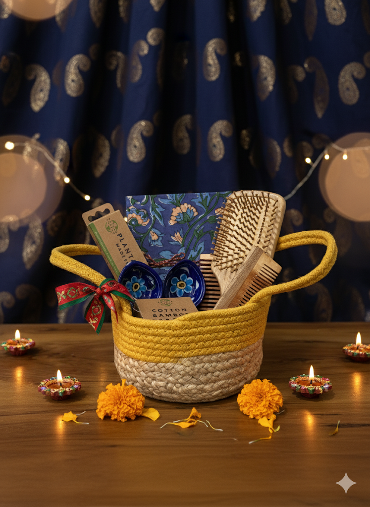 Cotton and Jute Basket