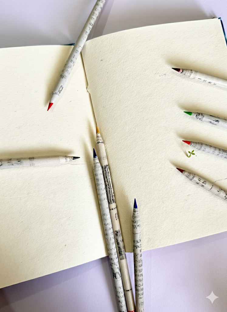 Plantable Seed Colour Pencils - Pack of 12 Pencils