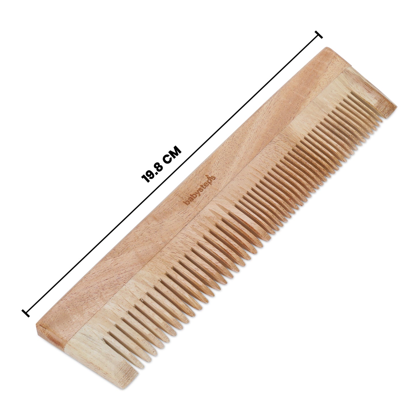 Neem Wood Comb - Dual Tooth