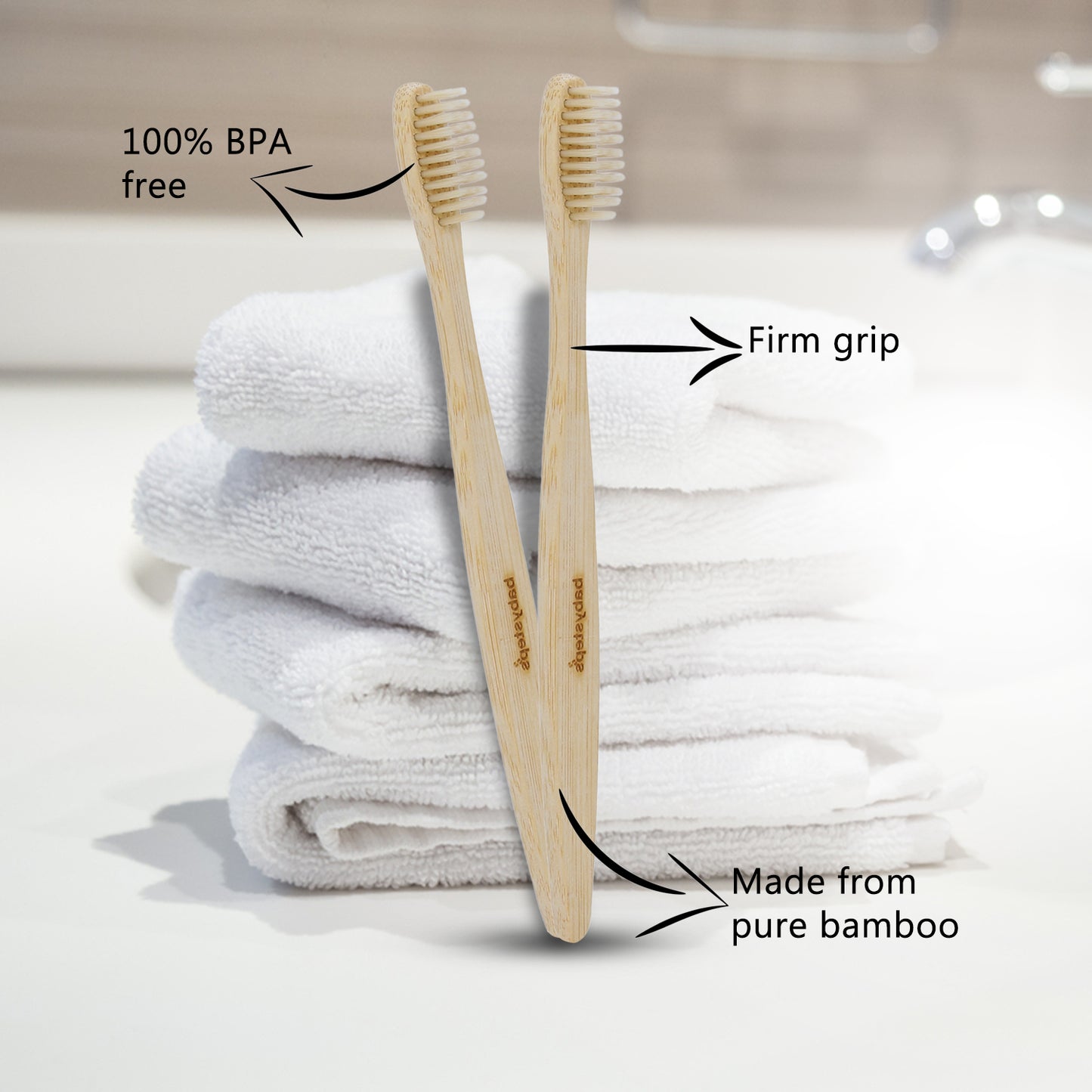 Bamboo Toothbrush (Pack of 4)