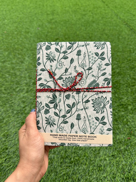 Upcycled Fabric Diary 8" x 6"