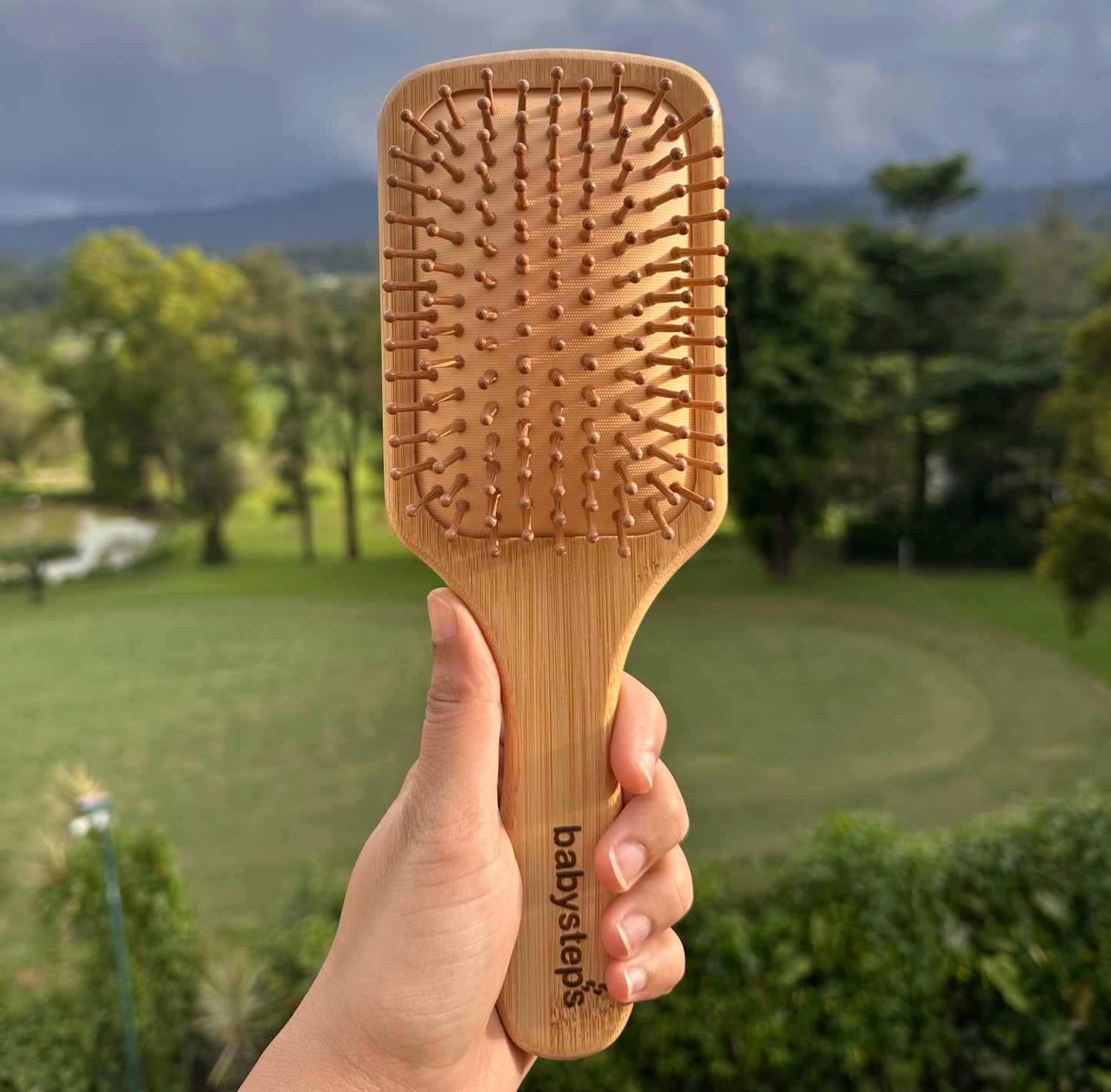 Bamboo Paddle Hairbrush