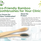 Dentist Special Bamboo Toothbrush Display Box (24 Toothbrushes)