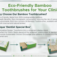Dentist Special Bamboo Toothbrush Display Box (24 Toothbrushes)