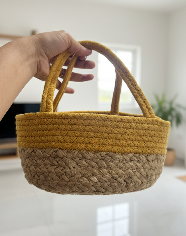 Cotton and Jute Basket