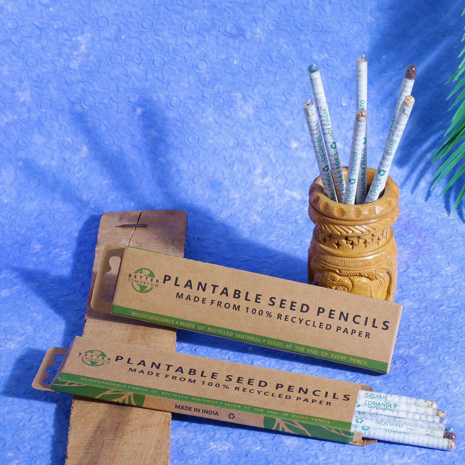 pencils with plant seeds Plantable Seed Pencils (Pack of 6) – Better Tomorrow Co